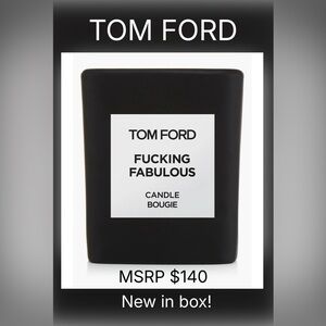 TOM FORD F*cking Fabulous Bougie Candle 2.25” New, Sealed, AUTHENTIC